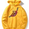 Shoulder Bag Bear Print Hoodie