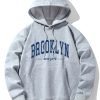 Brooklyn Print Cotton Blend Hoodie & Jogger Pants