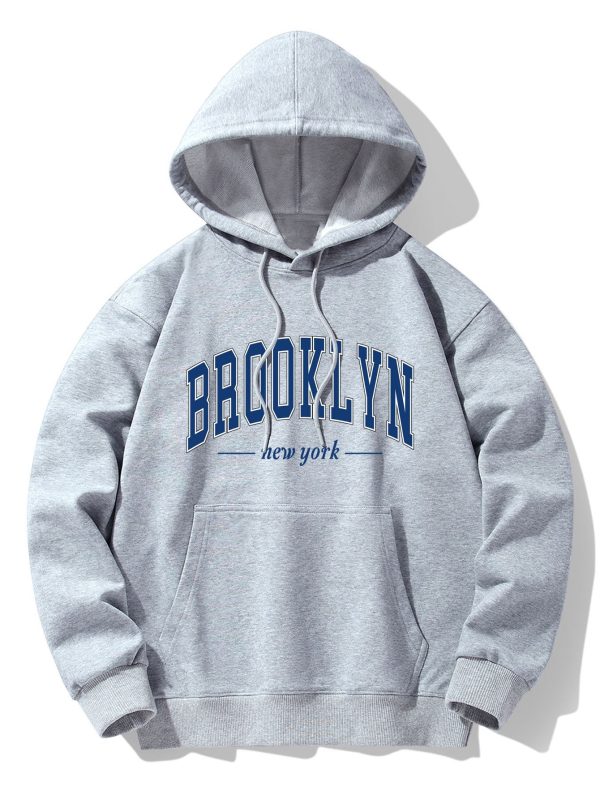 Brooklyn Print Cotton Blend Hoodie & Jogger Pants