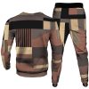 Men's Casual Personality Print Suit 014