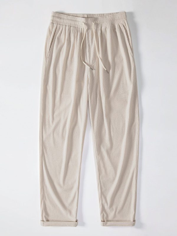 Straight Leg Corduroy Pants