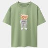 Rich Bear Print Heavy Weight Oversize T-Shirt