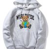 Worldwide Bear Print Hoodie