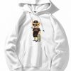 Skate Bear Print Hoodie