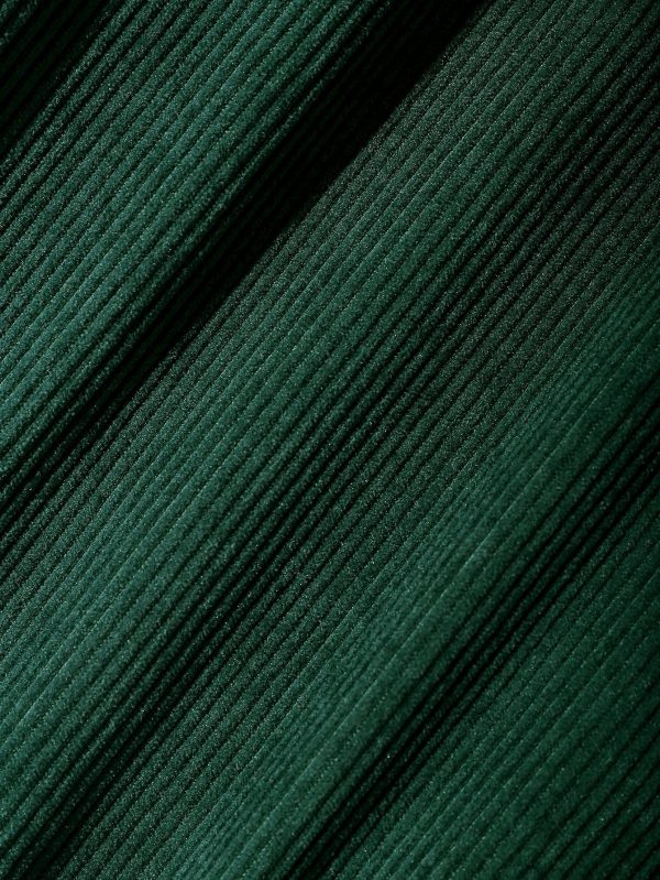Long Sleeve Button Up Corduroy Shirt