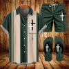 Suitmens Men's Hawaii Vacations Print Shirt Three-Piece Set 056