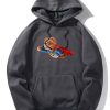 Superhero Bear Print Hoodie