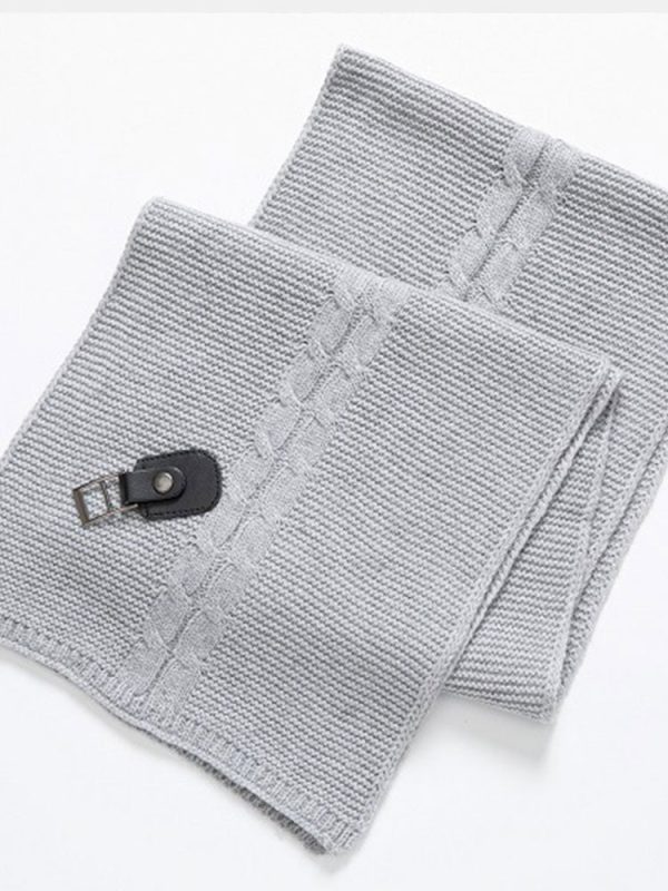 Detachable Scarf Neck Sweater