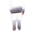 Men's Ombre Tie Dye Print Hoodie Set