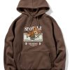 Money Bear Print Hoodie
