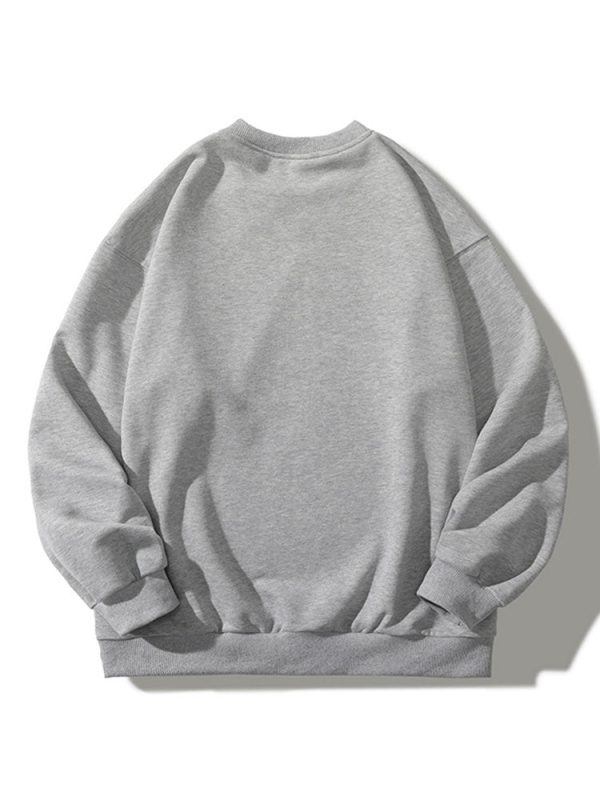 New York Bear Print Relaxed Sweatshirt