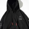 Relax Fit Ghost Print Hoodie