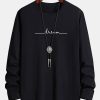 Long Sleeve Dream Print Cotton T-Shirt