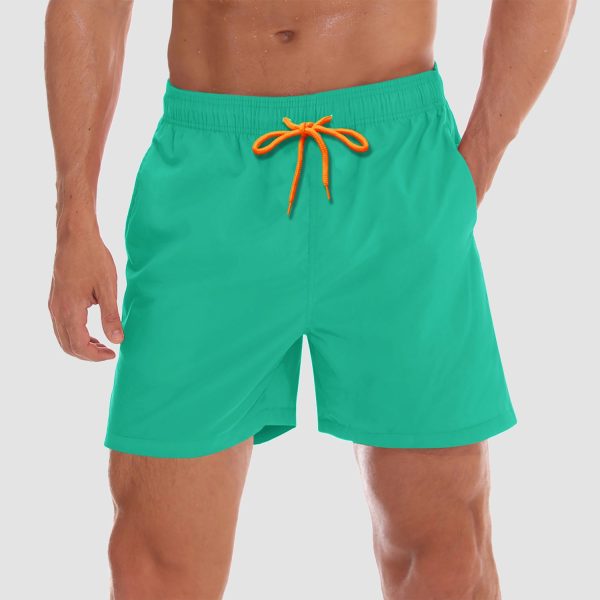 bb13a4e671b040ed0a95a04d185da274493884dfd0364d3f7e8487c8d1a4ec89.jpg Men's Quick Dry Swimming Trunks with Mesh Lining Beach Shorts Boardshorts Multi Pockets