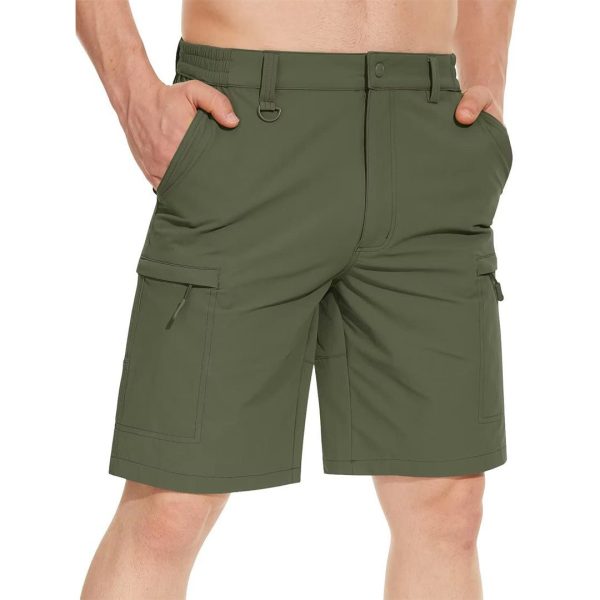 bd062ba3134a7adc8fd3a19d0d5ef91e066485495ea4ef4b4853638514157951.jpg Men's Casual Quick-Dry 5 Pockets Cargo Short
