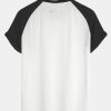 Muscle Fit Paneled Textured T-Shirt