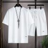 Men's Casual Waffle Shorts Set 6 Colors