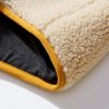 Hoooyi Zipper Through Teddy Faux Fur Jacket