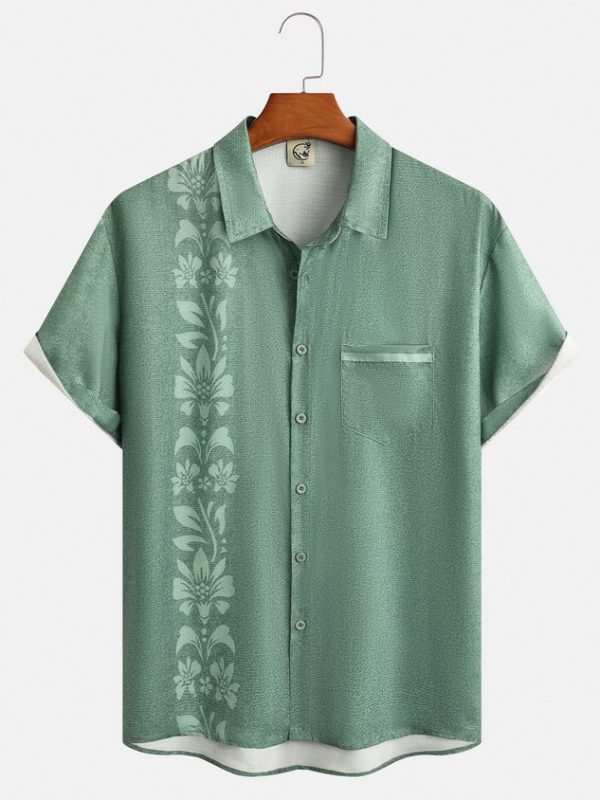 c03d2487a58802830909e27af0e4cbc9f9d2f8fae898b9bc34a1b25e13d18634.jpg Tropical Floral Print Short Sleeve Casual Shirt