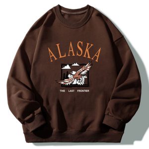c06f357a1b5ab4ac1653e3c19265eda2ba76492ab8ebad834c55a685f38ff386.jpg Alaska Eagle Print Relaxed Sweatshirt
