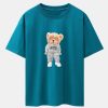 Rich Bear Print Heavy Weight Oversize T-Shirt