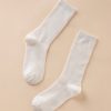 Solid Crew Socks