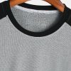 Muscle Fit Paneled Textured T-Shirt