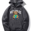 Worldwide Bear Print Hoodie