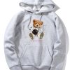 NASA Astronaut Bear Print Hoodie