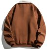 Relax Fit Contrast Polo Sweatshirt