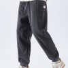 Drawstring Corduroy Pants