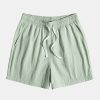 Textured Cotton Revere Shirt & 5" Shorts