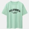 California Print Heavy Weight Oversize T-Shirt