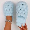 Puffy Thick-soled Bubble Shoes With Lychee Design