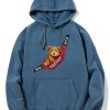 Shoulder Bag Bear Print Hoodie