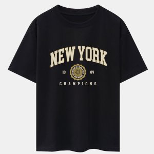 New York Varsity Print Heavy Weight Oversize T-Shirt