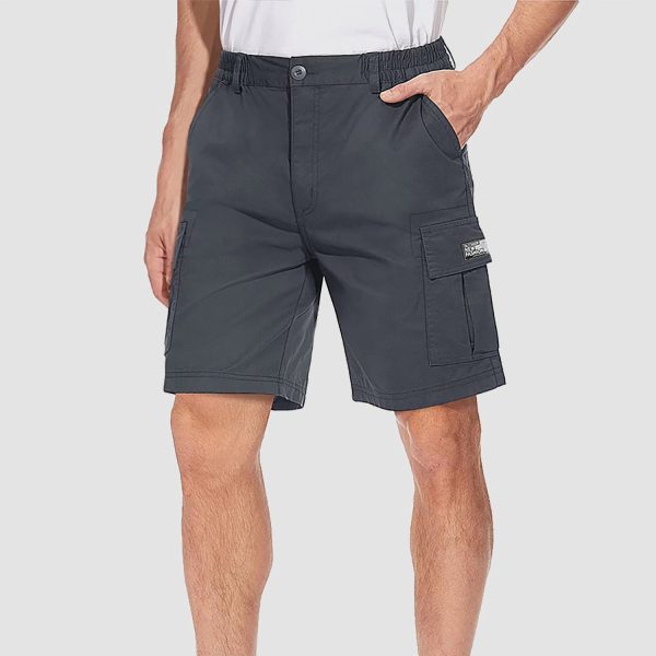 Men's Cotton Cargo shorts Summer Lightweight with Multi-Pockets Ripstop Cargo Work Shorts