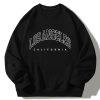 Los Angeles Print Crew Neck Relaxed Sweatshirt
