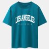Los Angeles Letter Print Oversize T-Shirt
