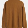 Ribbed Crew Sweatshirt