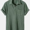 Waffle Polo Shirt & Waffle Shorts