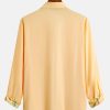 Hardaddy Cotton Floral Contrast Long Sleeve Shirt