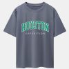 Houston Print Drop Shoulder Oversize T-Shirt