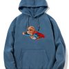 Superhero Bear Print Hoodie