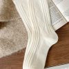 Wool-Mix Solid Crew Socks