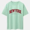 New York Print Drop Shoulder Oversize T-Shirt