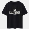 Vintage California Letter Print Heavy Weight Oversize T-Shirt