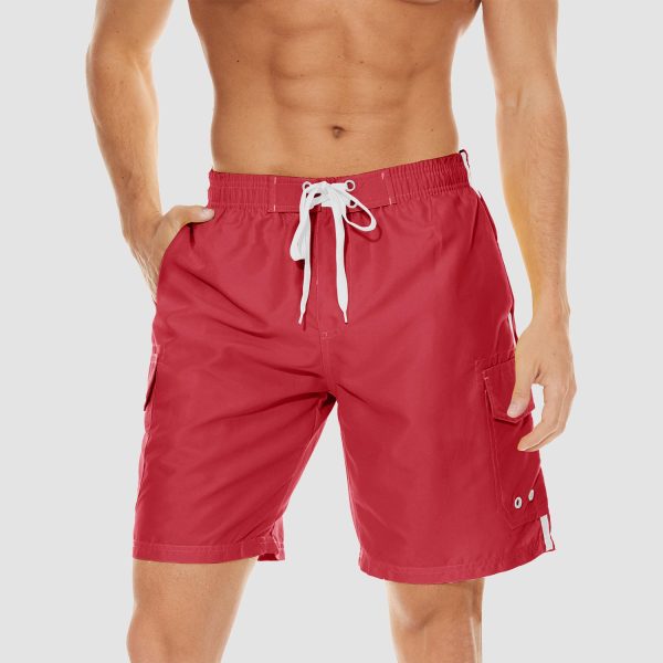 cf67ee7e6a7fbe1651d58f2601dc7adbfb36d57099e4f3c52f6623d818327076.jpg Men's Swimming Trunks Mesh Linner 4 Pockets Quick Dry Beach Shorts