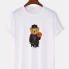 Basketball Bear Print T-Shirt & Shorts