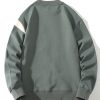 Color Block Sweatshirt With Pocket